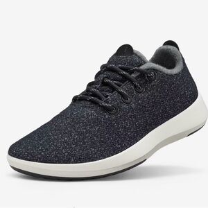 NIB Allbirds Women’s Wool Runner Mizzles Dark Grey (Natural White Sole) Size 8
